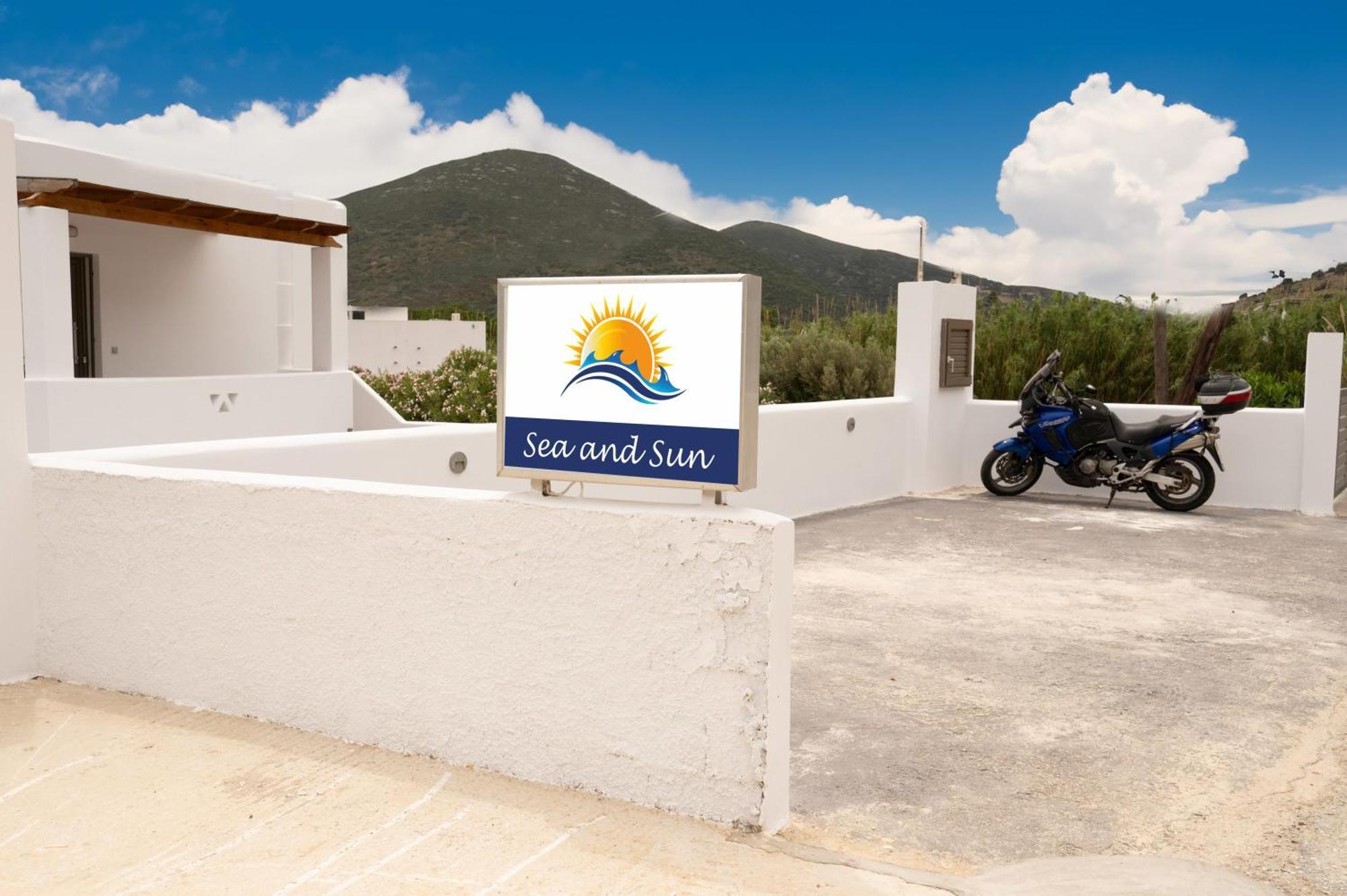 Sea And Sun Villa Kalamitsa Exterior photo